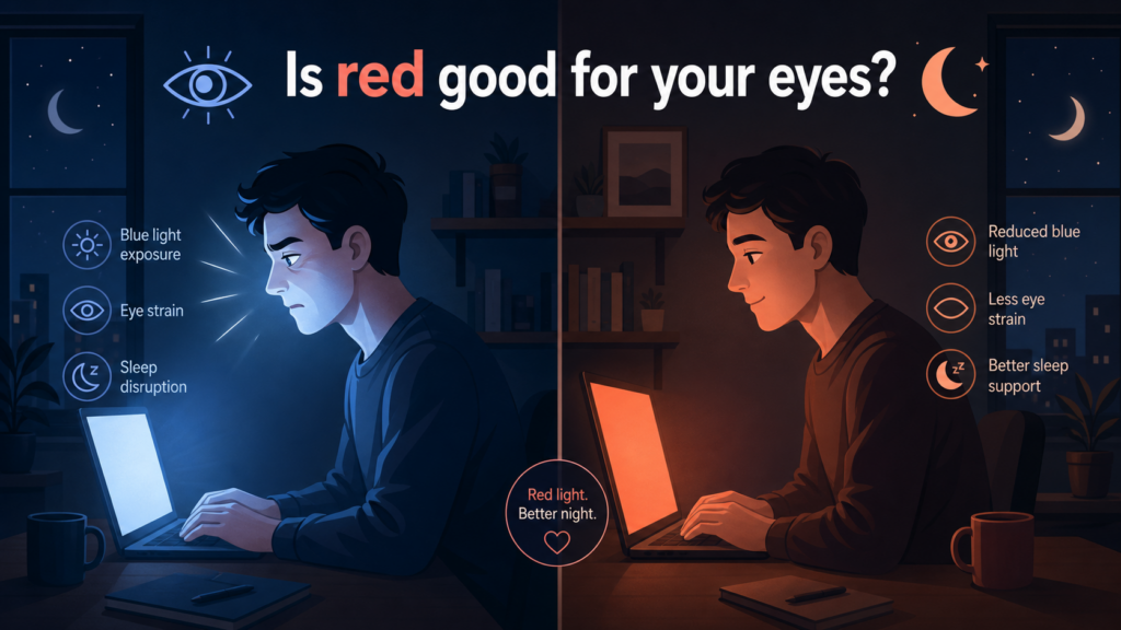 Is red good for your eyes